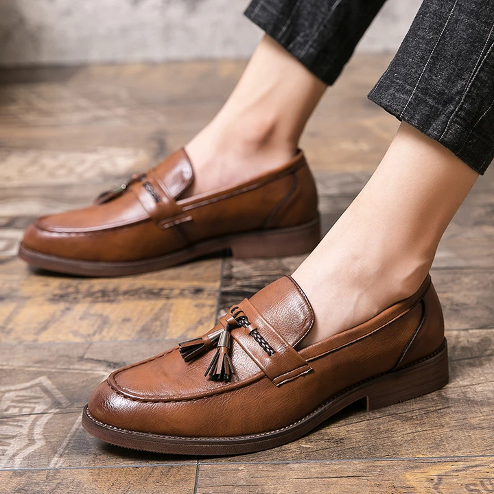 Men’s Leather Tassel Loafers