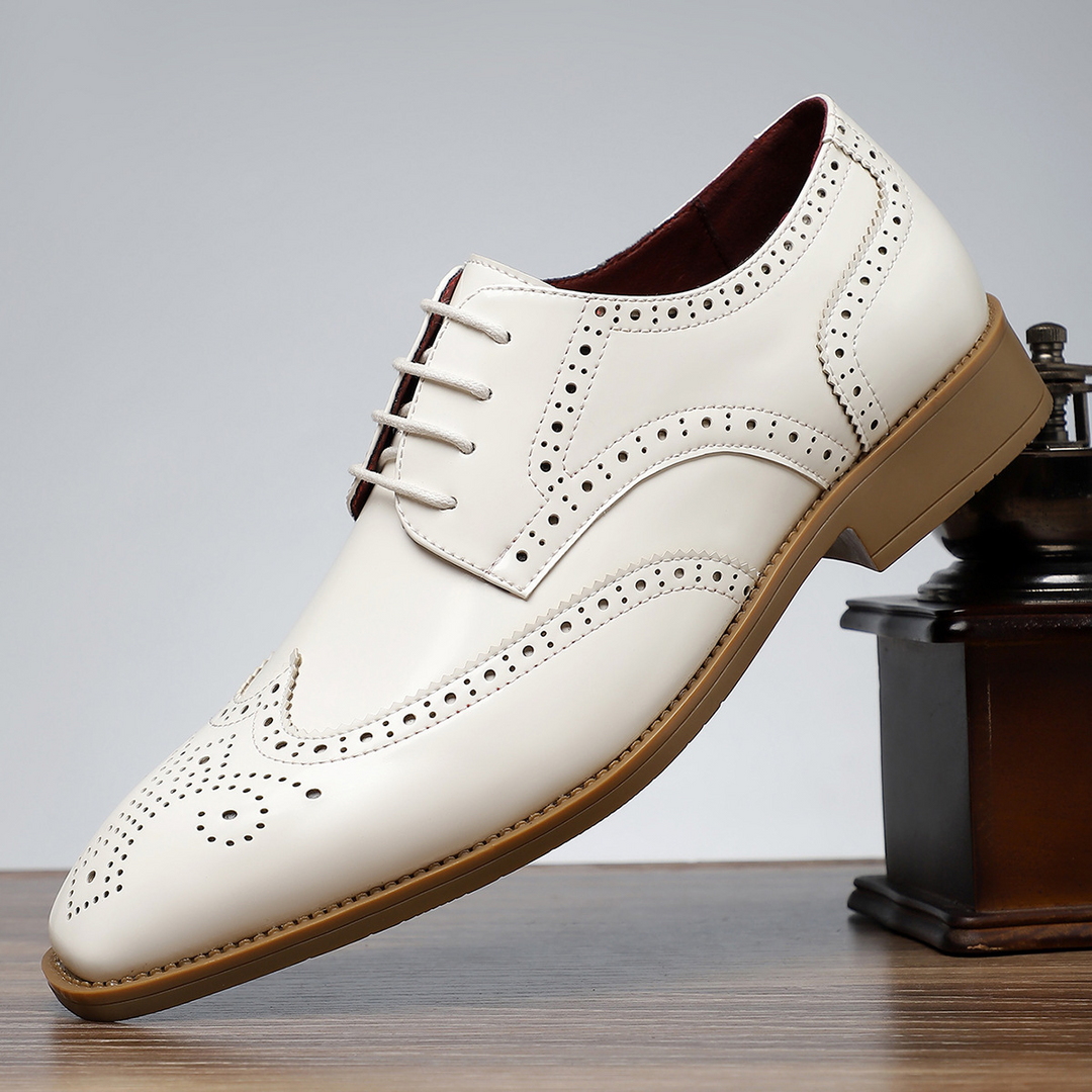 Men’s Leather Brogue Oxford Shoes