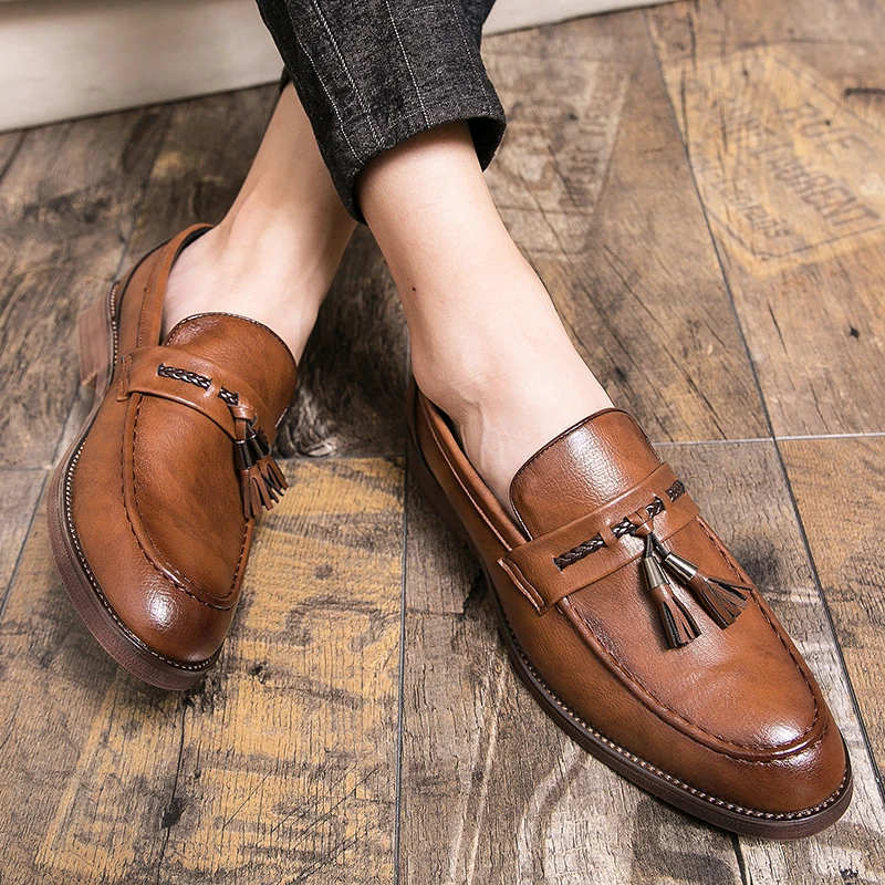 Men’s Leather Tassel Loafers