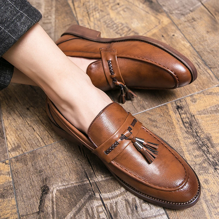 Men’s Leather Tassel Loafers
