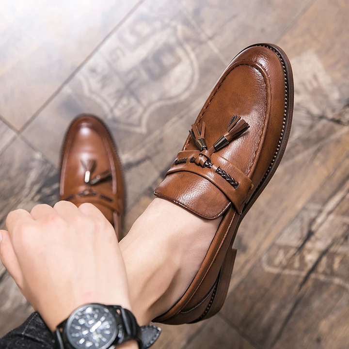 Men’s Leather Tassel Loafers