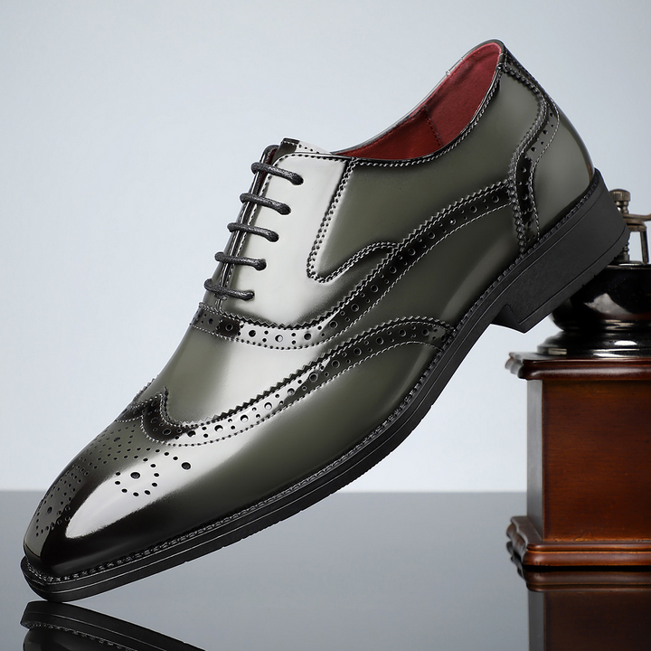 Men’s Leather Brogue Oxford Shoes