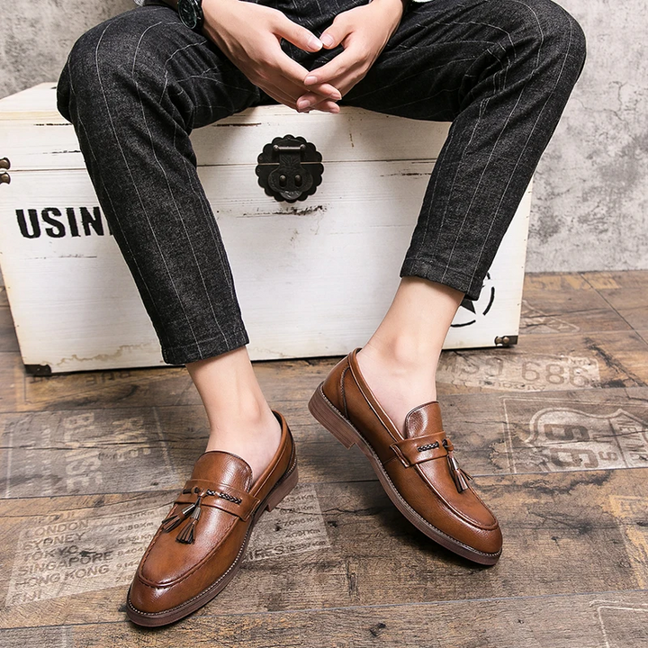 Men’s Leather Tassel Loafers