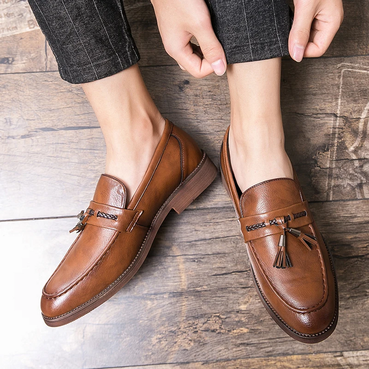 Men’s Leather Tassel Loafers