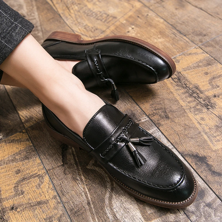 Men’s Leather Tassel Loafers