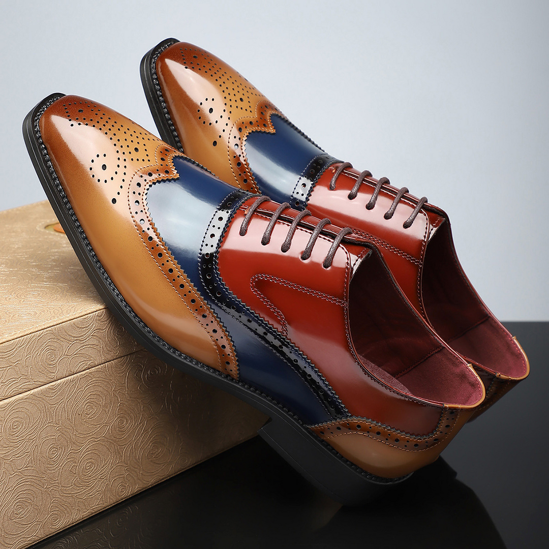Men’s Leather Brogue Oxford Shoes