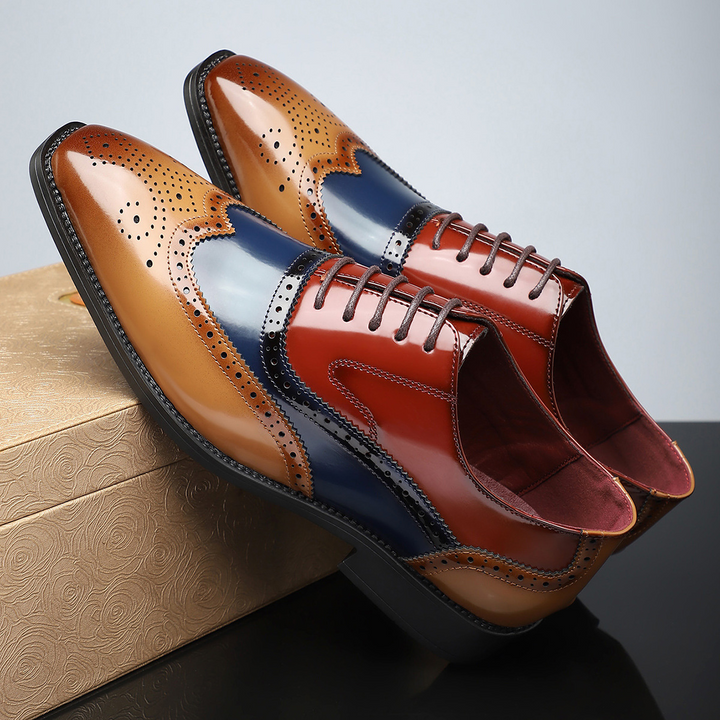 Men’s Leather Brogue Oxford Shoes