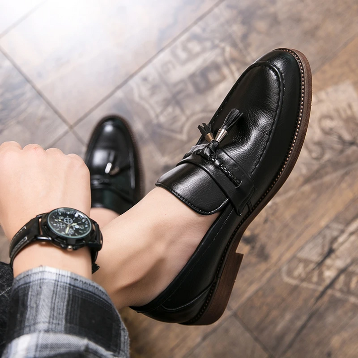Men’s Leather Tassel Loafers