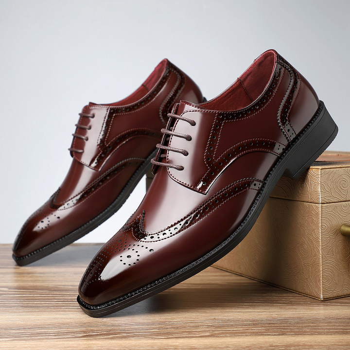 Men’s Leather Brogue Oxford Shoes