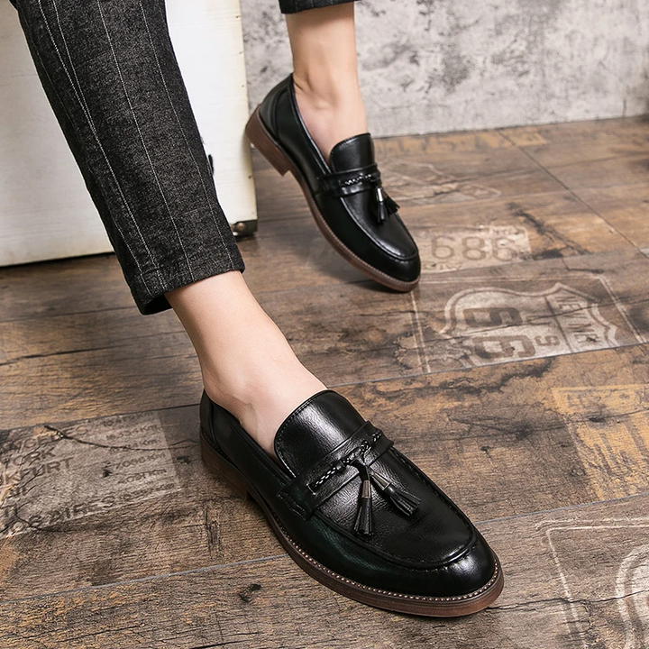 Men’s Leather Tassel Loafers