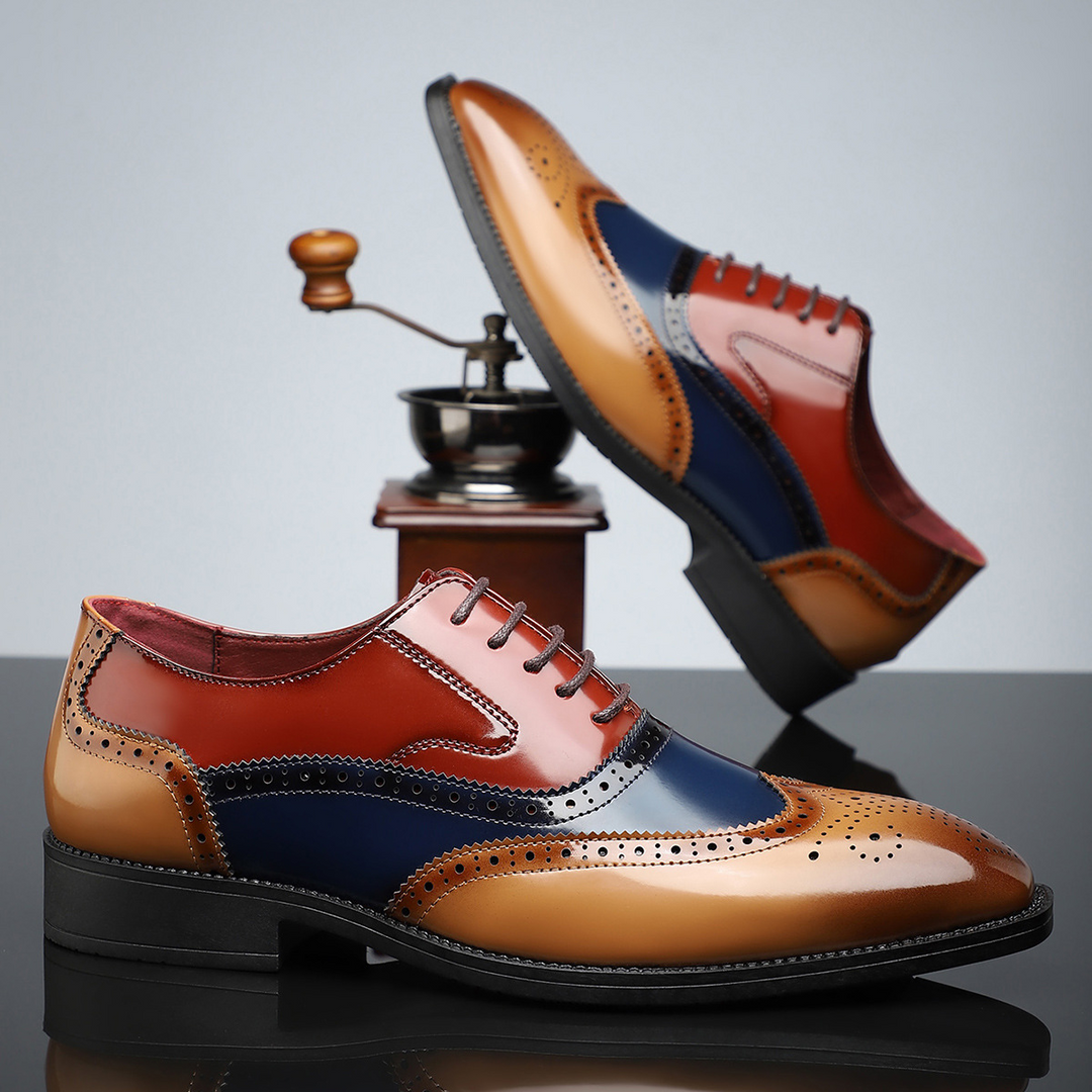 Men’s Leather Brogue Oxford Shoes
