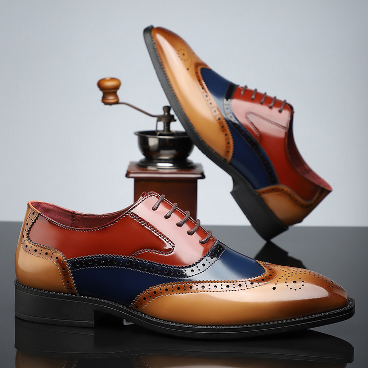Men’s Leather Brogue Oxford Shoes