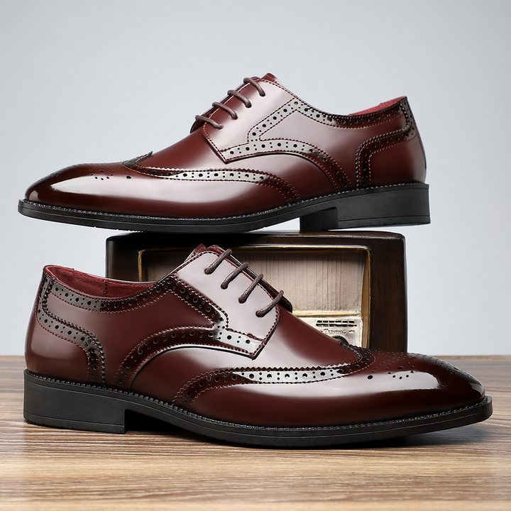 Men’s Leather Brogue Oxford Shoes