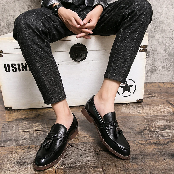 Men’s Leather Tassel Loafers