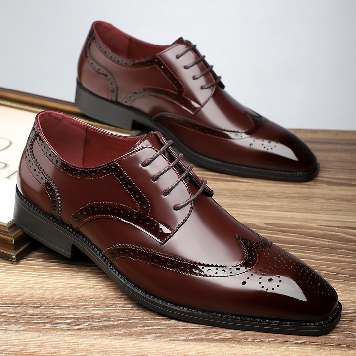 Men’s Leather Brogue Oxford Shoes