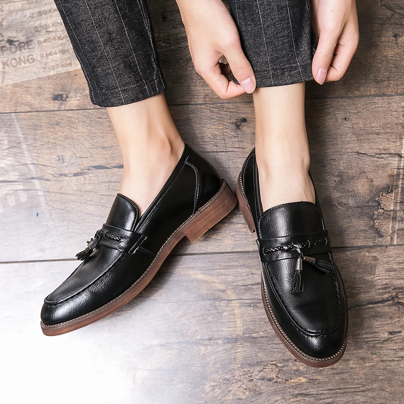 Men’s Leather Tassel Loafers