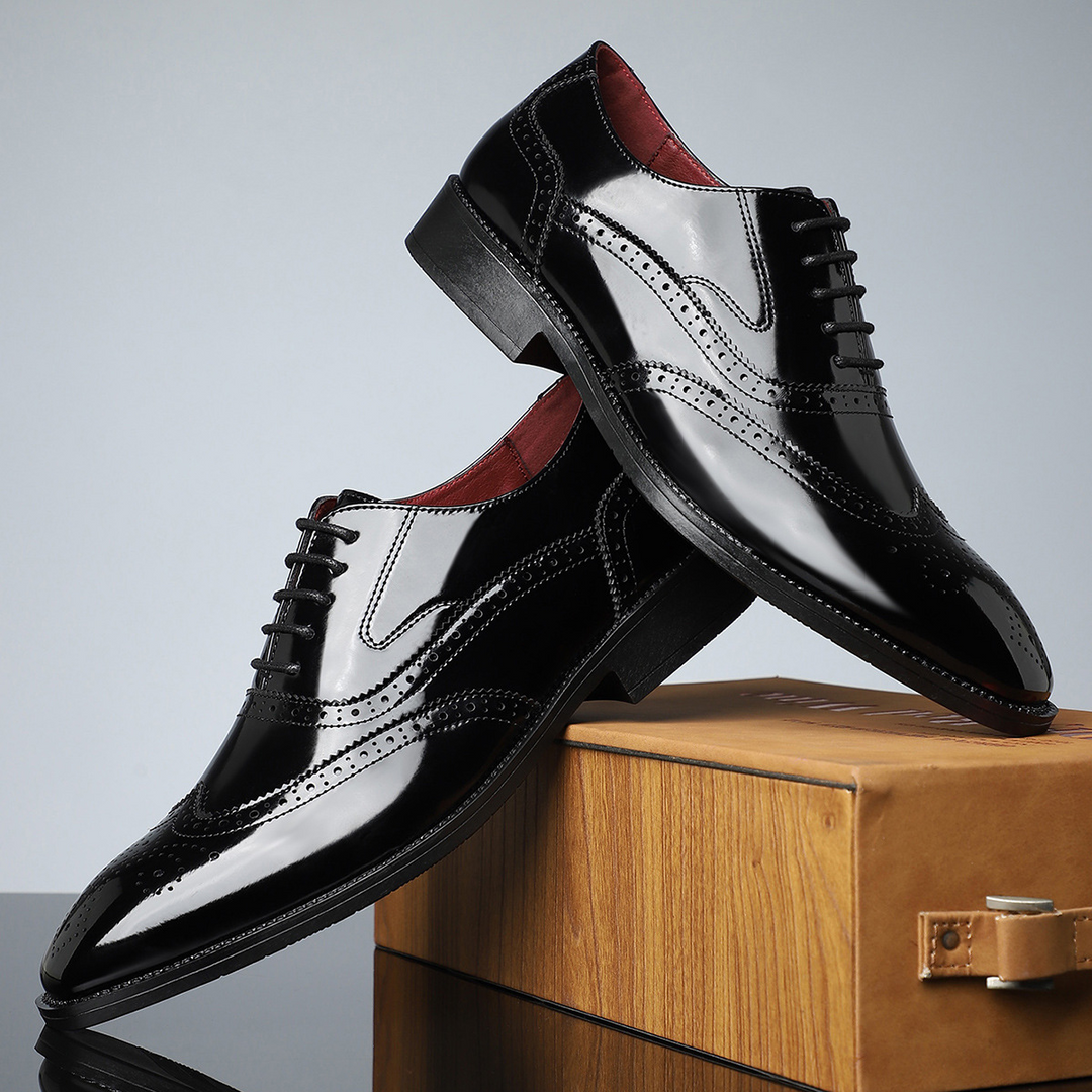 Men’s Leather Brogue Oxford Shoes