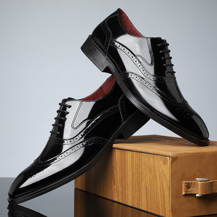 Men’s Leather Brogue Oxford Shoes