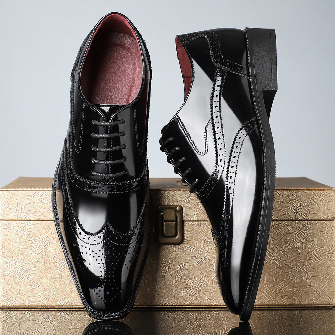 Men’s Leather Brogue Oxford Shoes