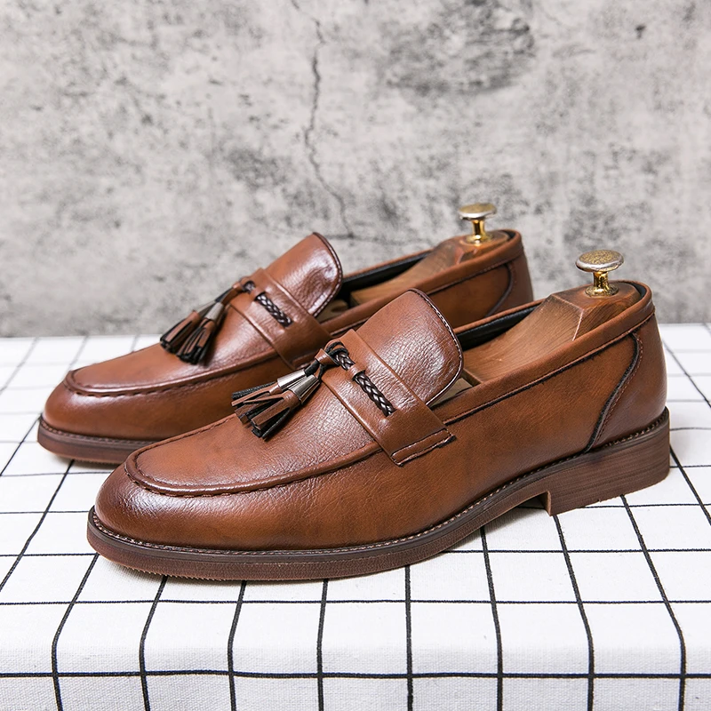 Men’s Leather Tassel Loafers