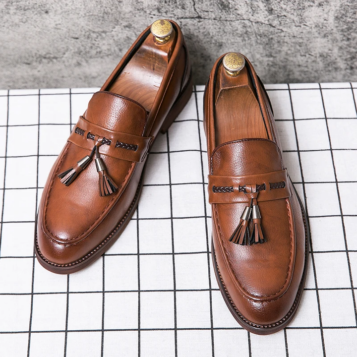 Men’s Leather Tassel Loafers