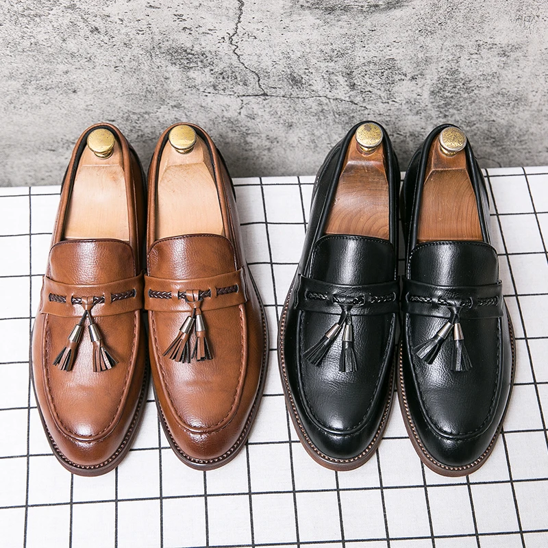 Men’s Leather Tassel Loafers