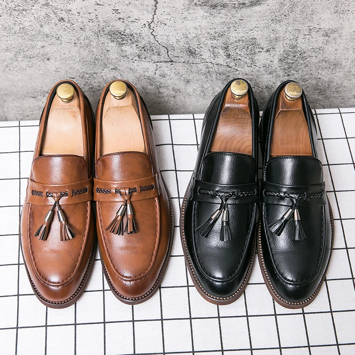 Men’s Leather Tassel Loafers
