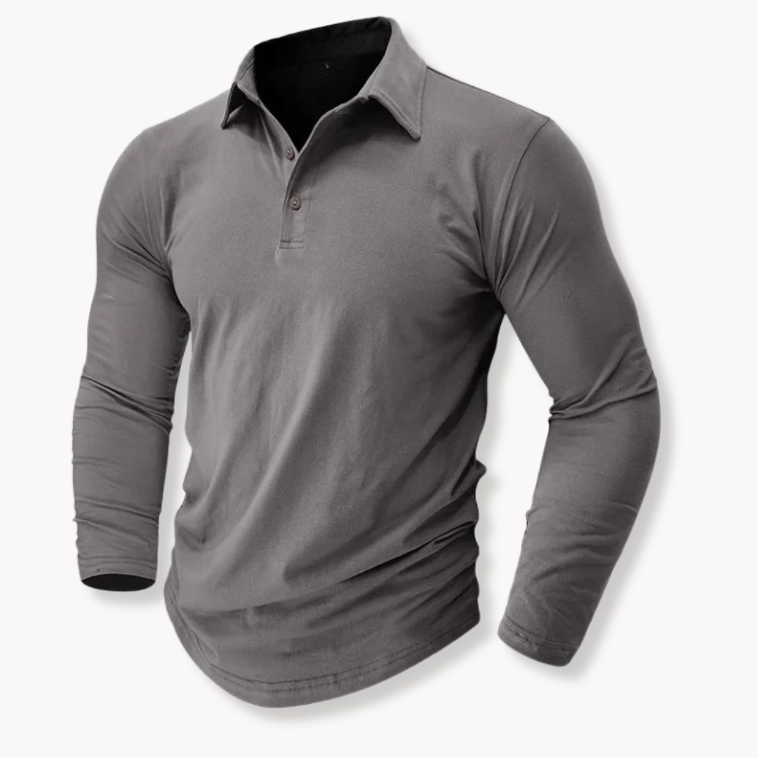 Men’s Long-Sleeve Polo Shirt