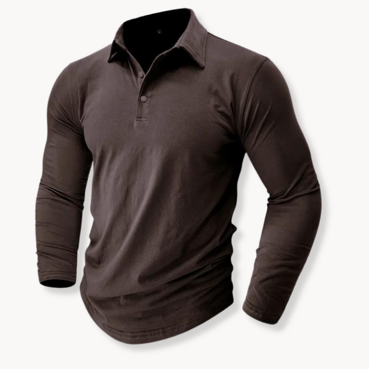 Men’s Long-Sleeve Polo Shirt