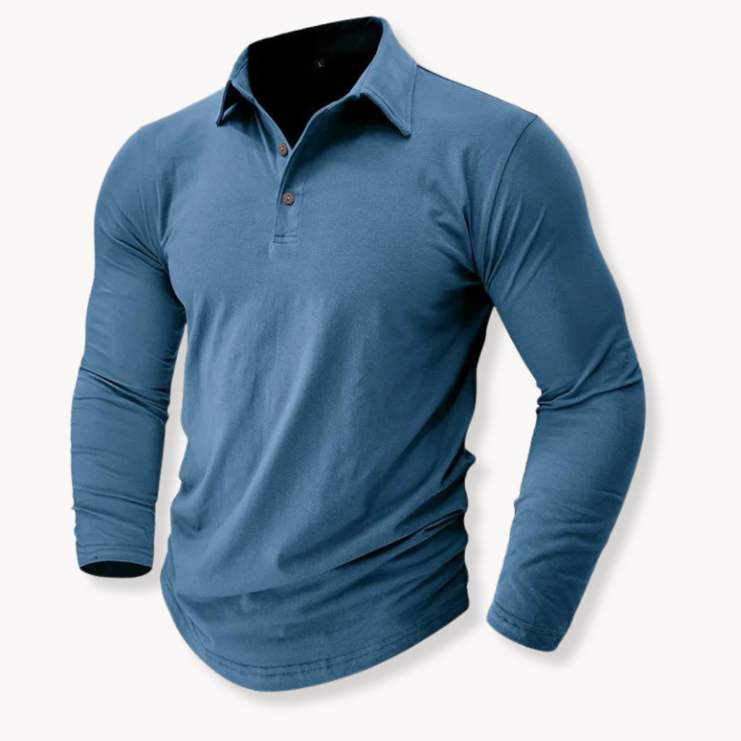 Men’s Long-Sleeve Polo Shirt