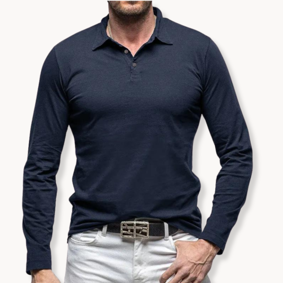 Men’s Long-Sleeve Polo Shirt