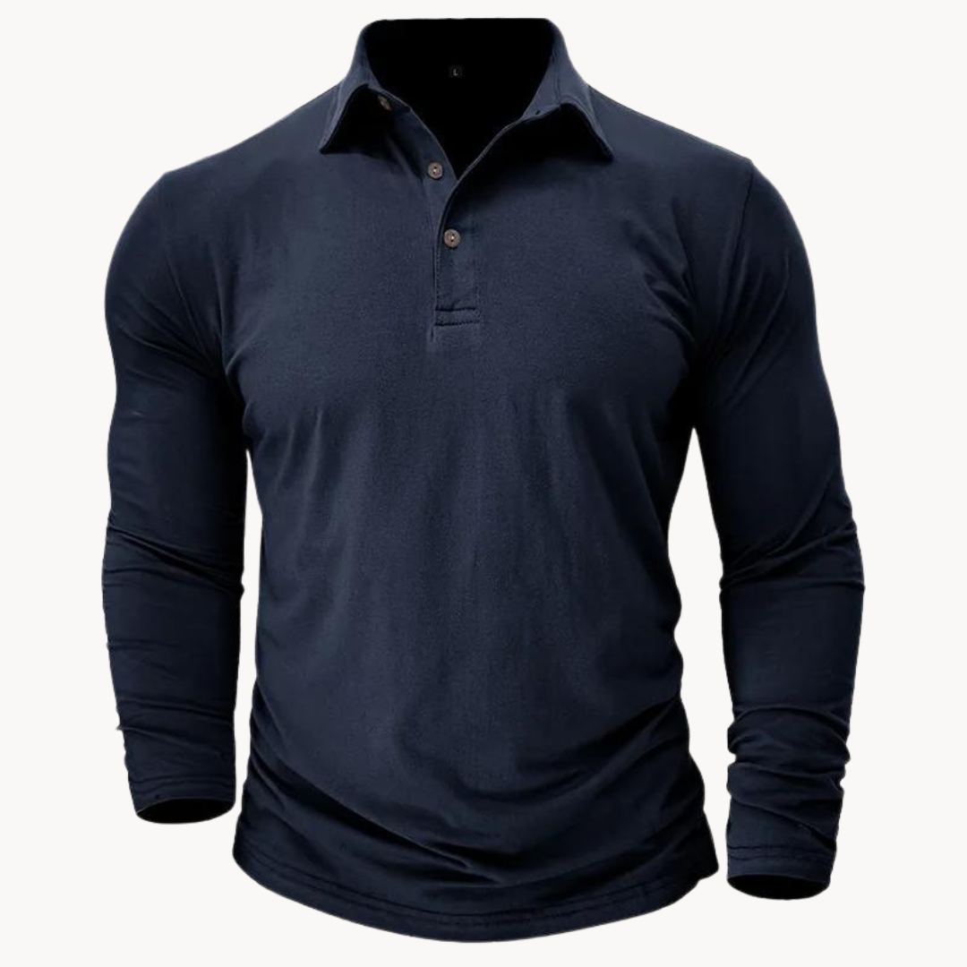 Men’s Long-Sleeve Polo Shirt