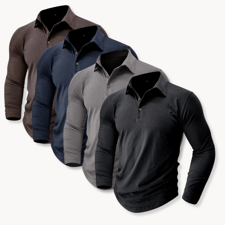 Men’s Long-Sleeve Polo Shirt