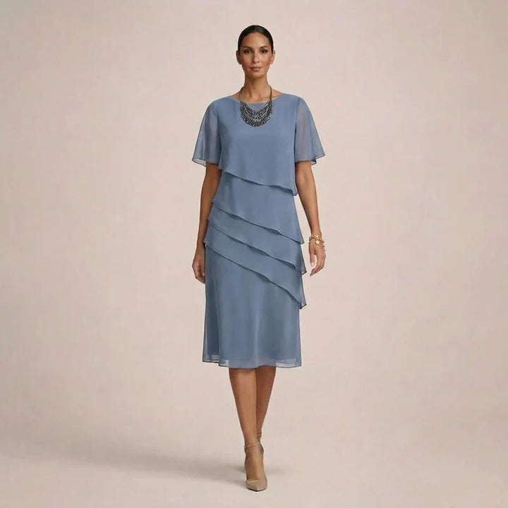 MARA | Elegant Ruffled Dress with Flattering Comfort