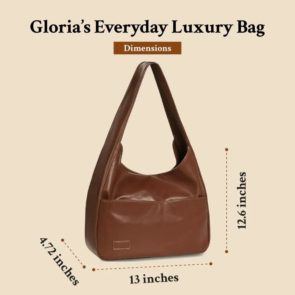 Gloria | Vintage Style, Modern Portability — Leather Bag