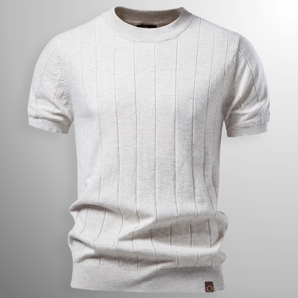 Men’s Ribbed Short-Sleeve T-Shirt