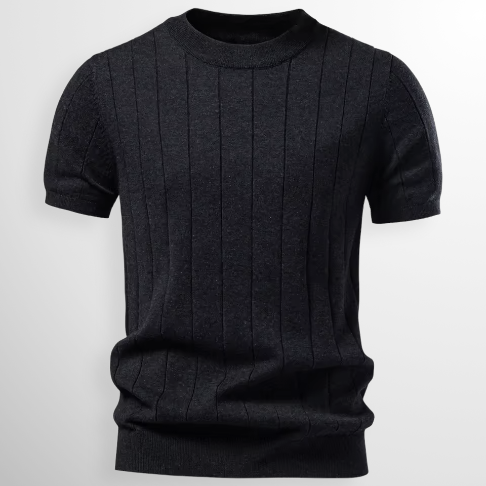 Men’s Ribbed Short-Sleeve T-Shirt