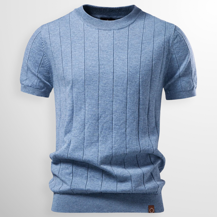 Men’s Ribbed Short-Sleeve T-Shirt