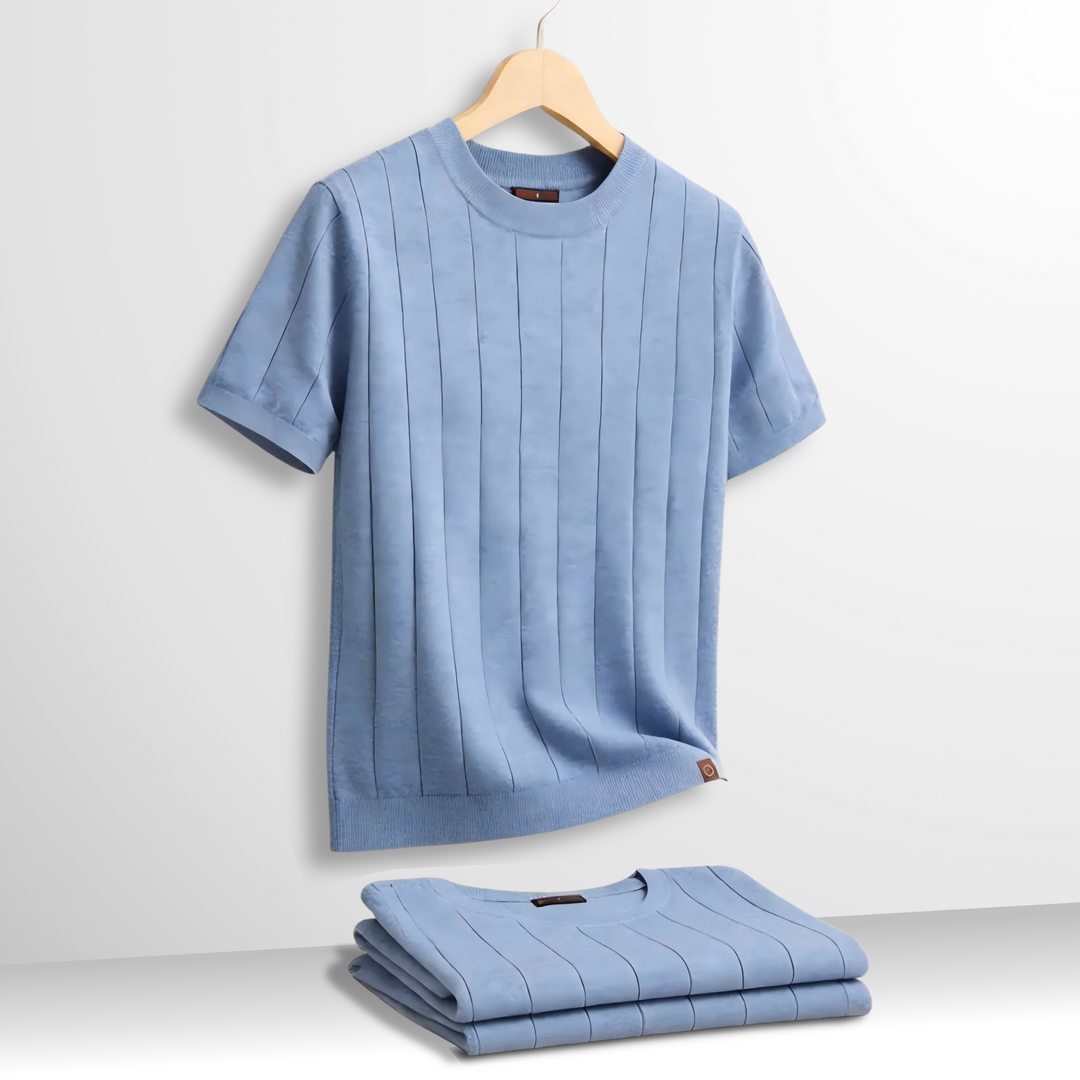 Men’s Ribbed Short-Sleeve T-Shirt