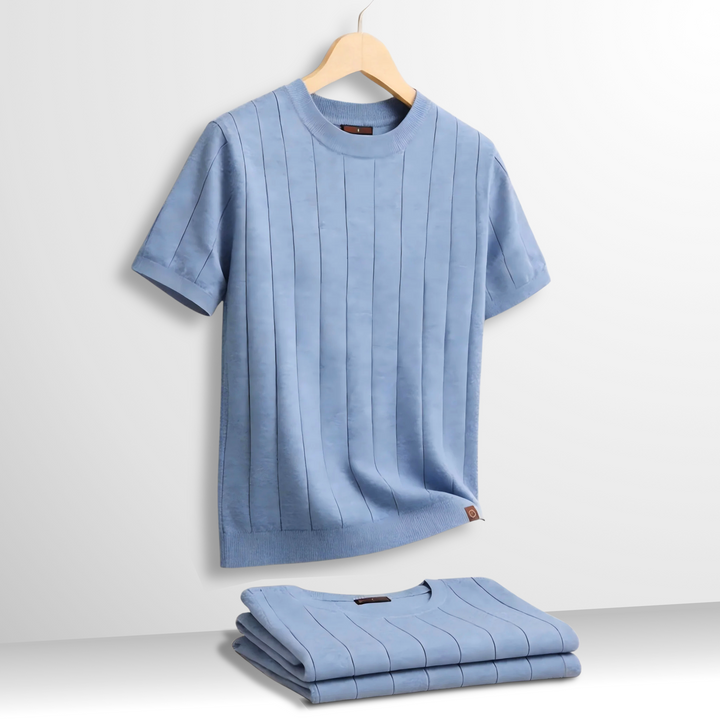 Men’s Ribbed Short-Sleeve T-Shirt