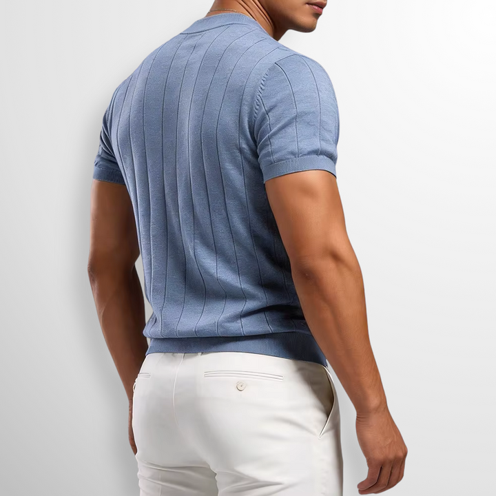 Men’s Ribbed Short-Sleeve T-Shirt