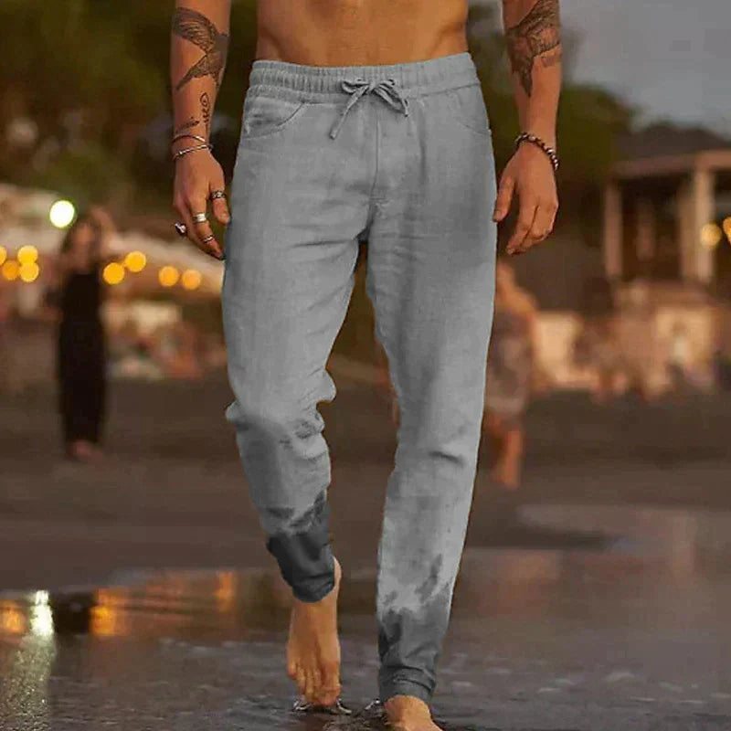 Men’s Lightweight Linen Joggers