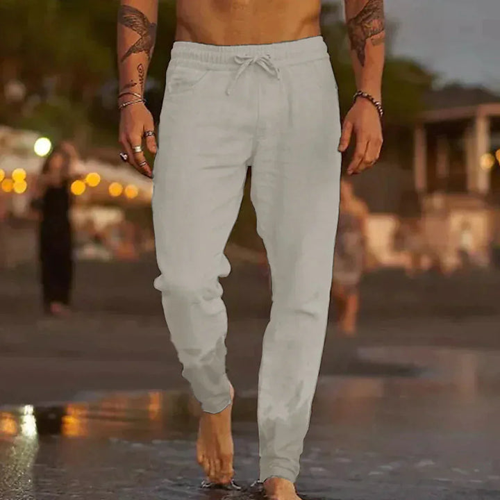 Men’s Lightweight Linen Joggers