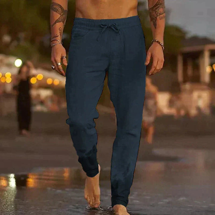 Men’s Lightweight Linen Joggers