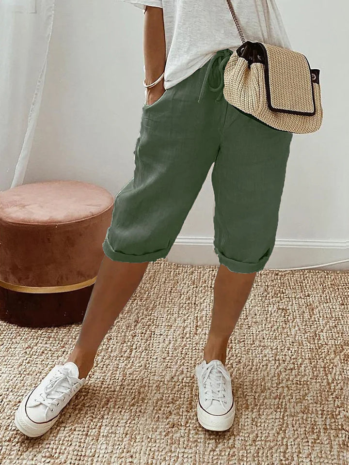 Laluna® | Cotton Linen Women's Shorts