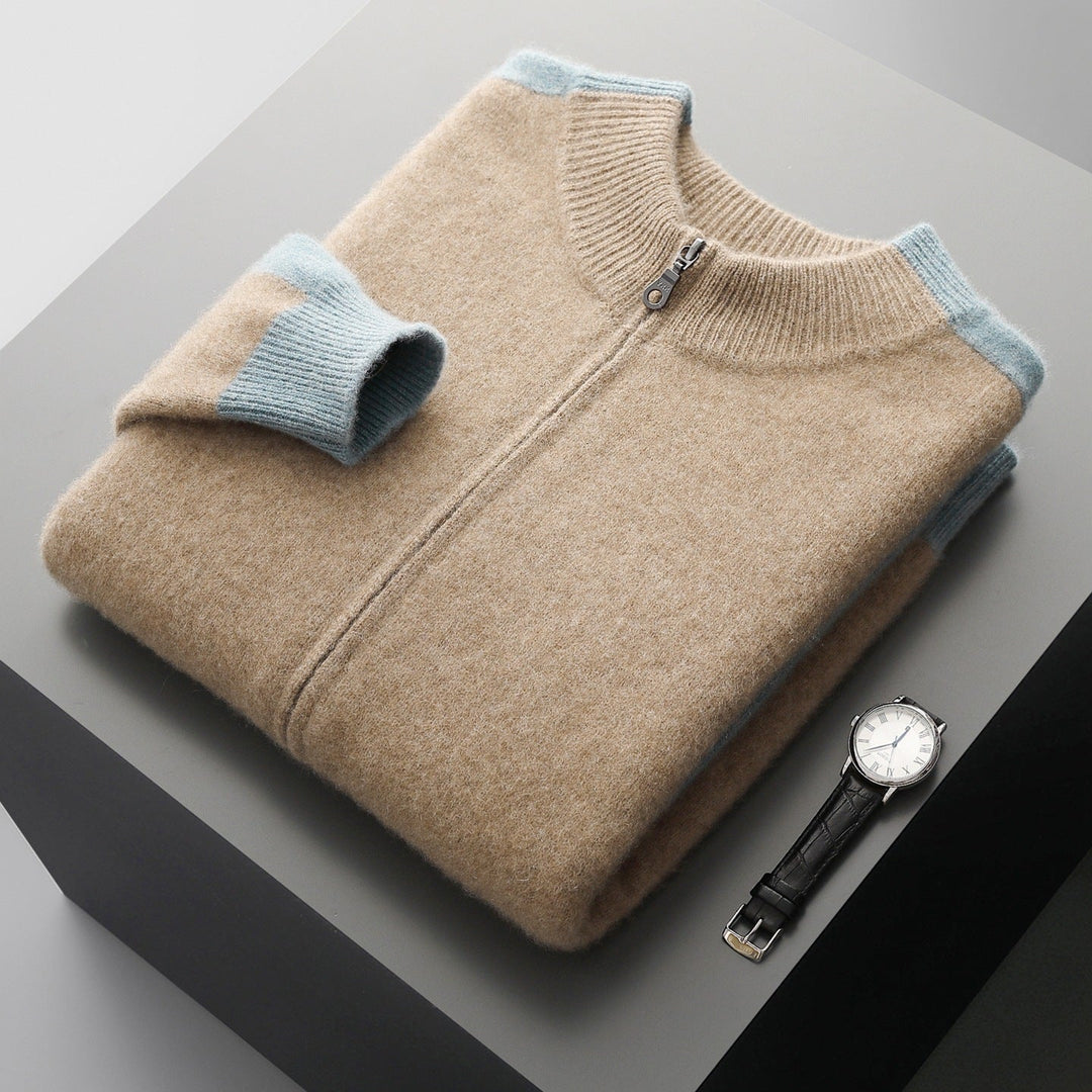 Men’s Wool Quarter-Zip Jumper