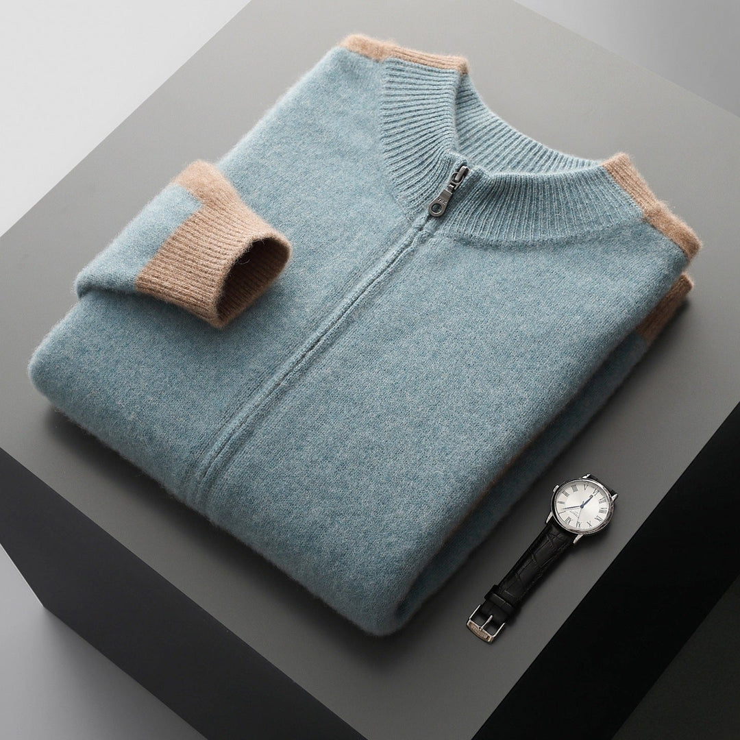 Men’s Wool Quarter-Zip Jumper