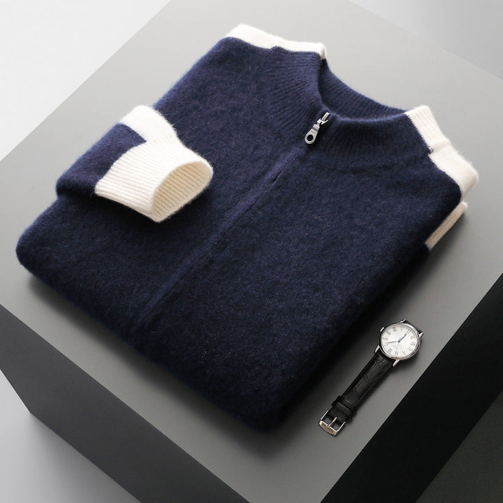 Men’s Wool Quarter-Zip Jumper