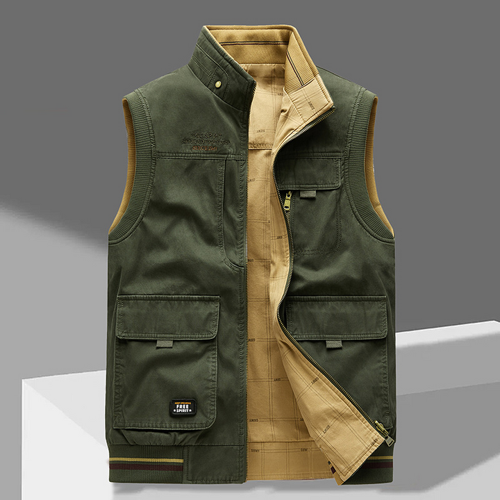 Men’s Multi-Pocket Utility Gilet