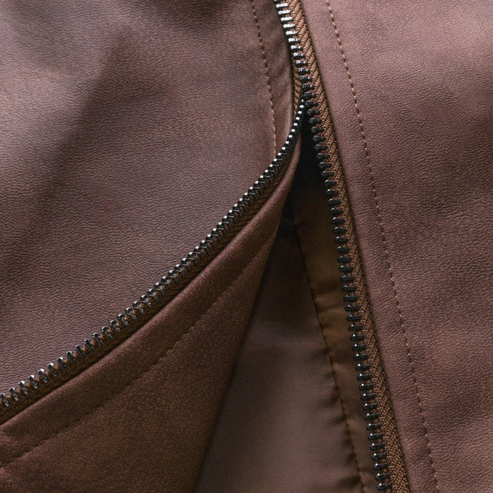 Men’s Vintage-Look Zip-Up Jacket